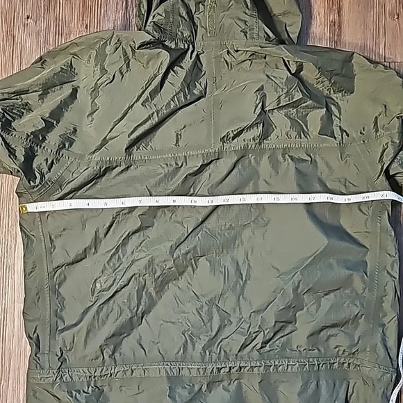 Womens Marmot Hunter Green Cinched Waist Windbreaker Jacket Medium - Picture 11 of 12